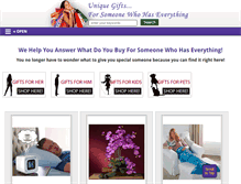 Tablet Screenshot of forsomeonewhohaseverything.com
